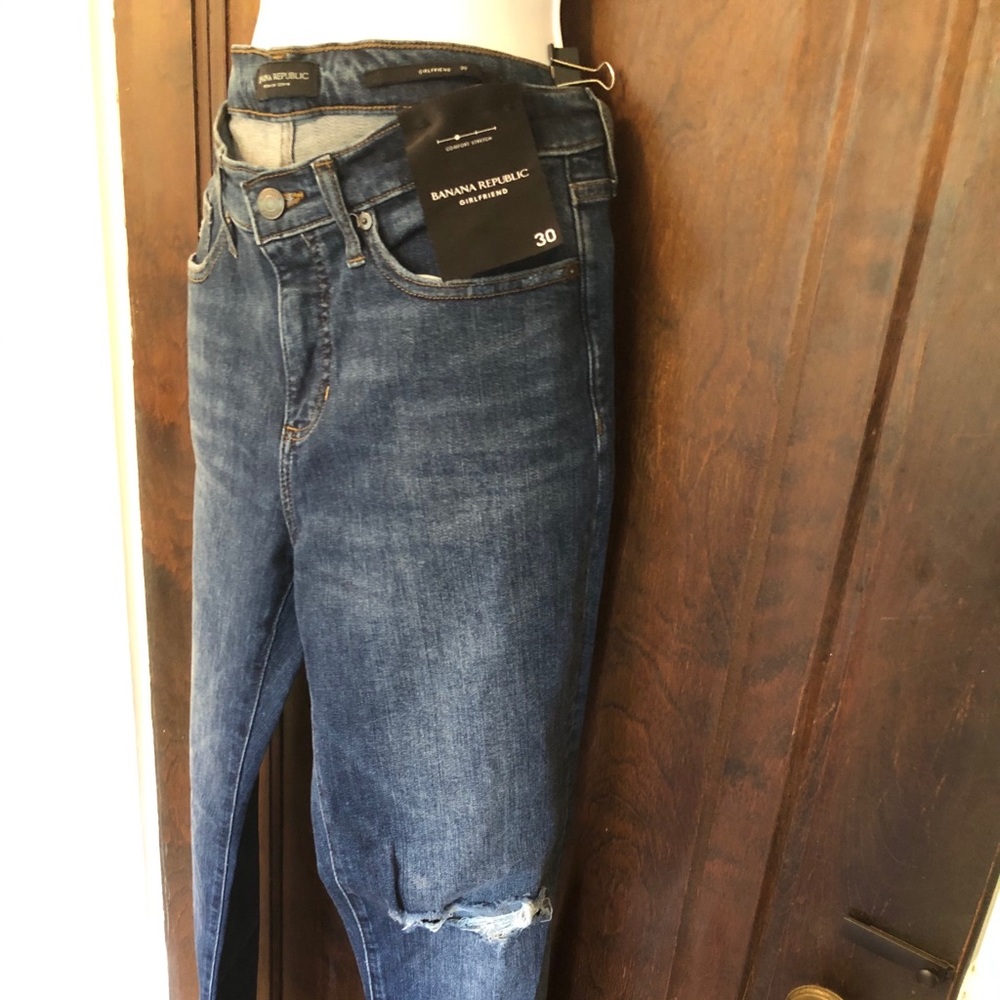 NWT: BR Premium Denim Girlfriend Jeans - Picture 8 of 10